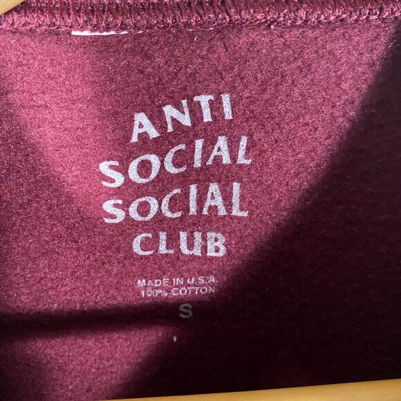 Anti Social Social Club Double Sided Sweatshirt Size S - Picture 5 of 8